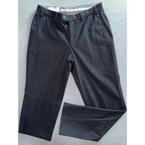New Hiltl Parma Mens Regular Fit Trousers‎ Chino Black Size 32/32 71700/70